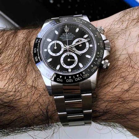 rolex daytona cinturino nero